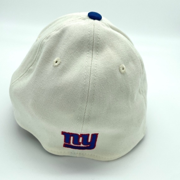 New York Giants New Era Cream Royal L/XL 2022 Sideline 39THIRTY 2 Tone Flex Hat - Picture 5 of 10